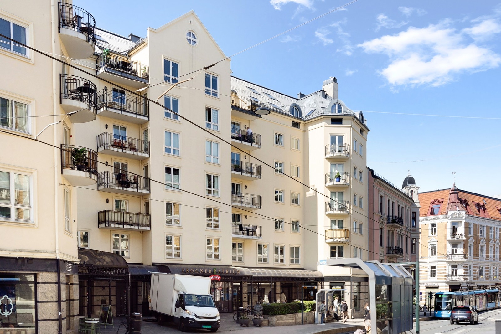 Frogner Atrium er en del av Selvaag sitt plusskonsept og tilbyr en rekke fasiliteter. Galleribilde