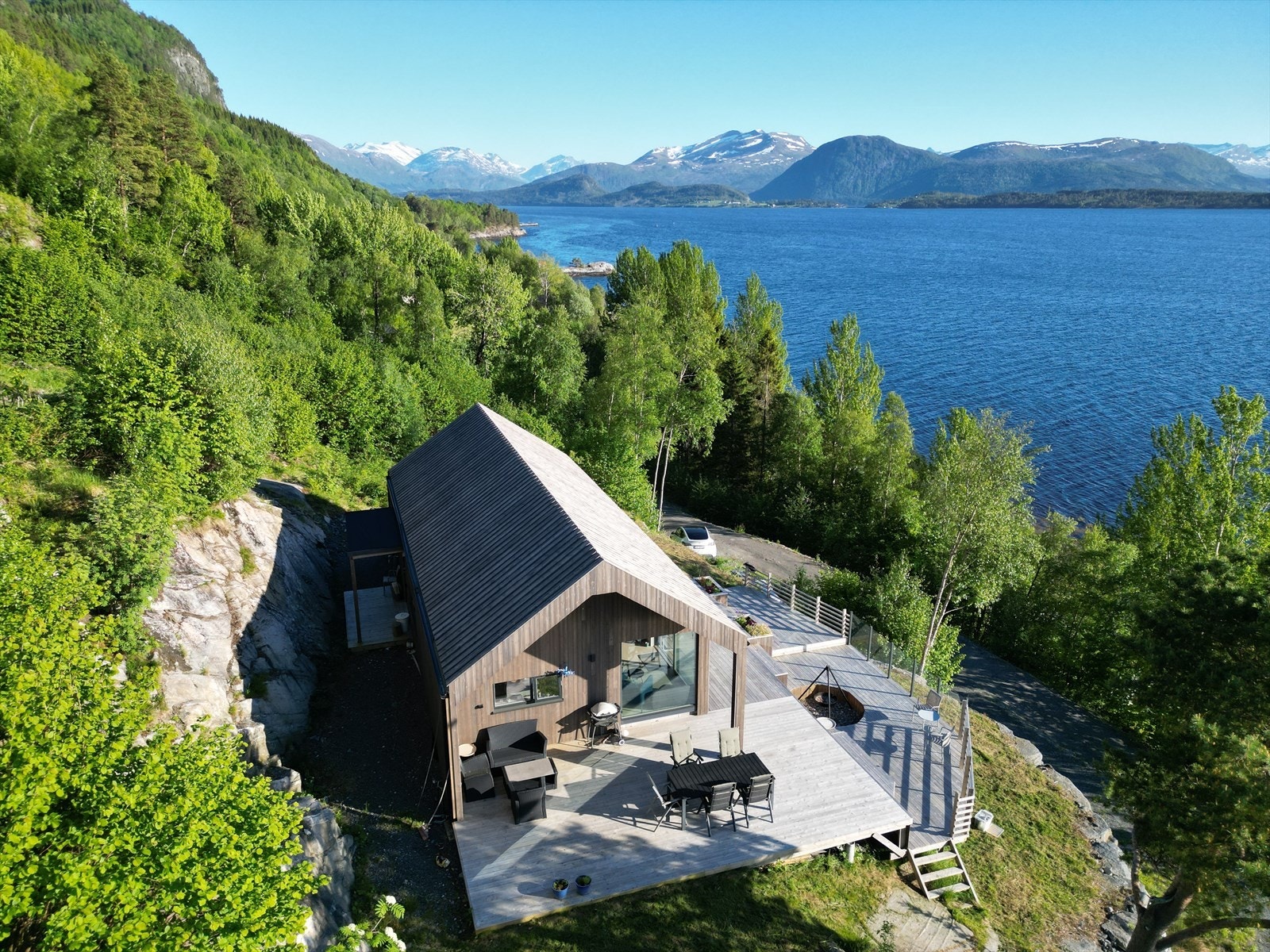 Dronefoto Galleribilde