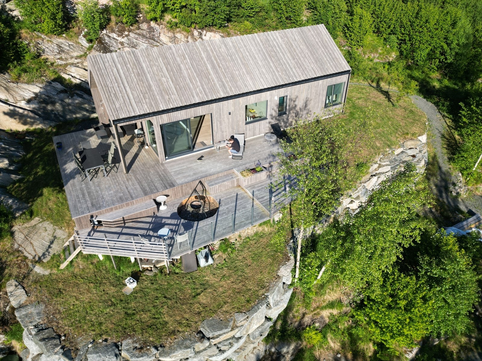 Dronefoto Galleribilde