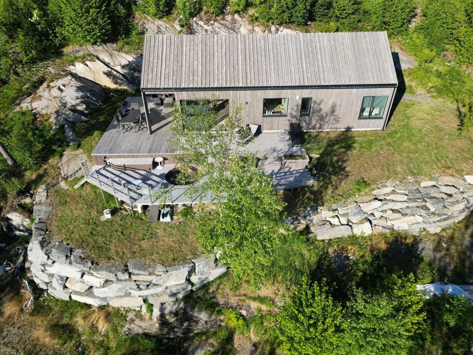 Dronefoto Galleribilde