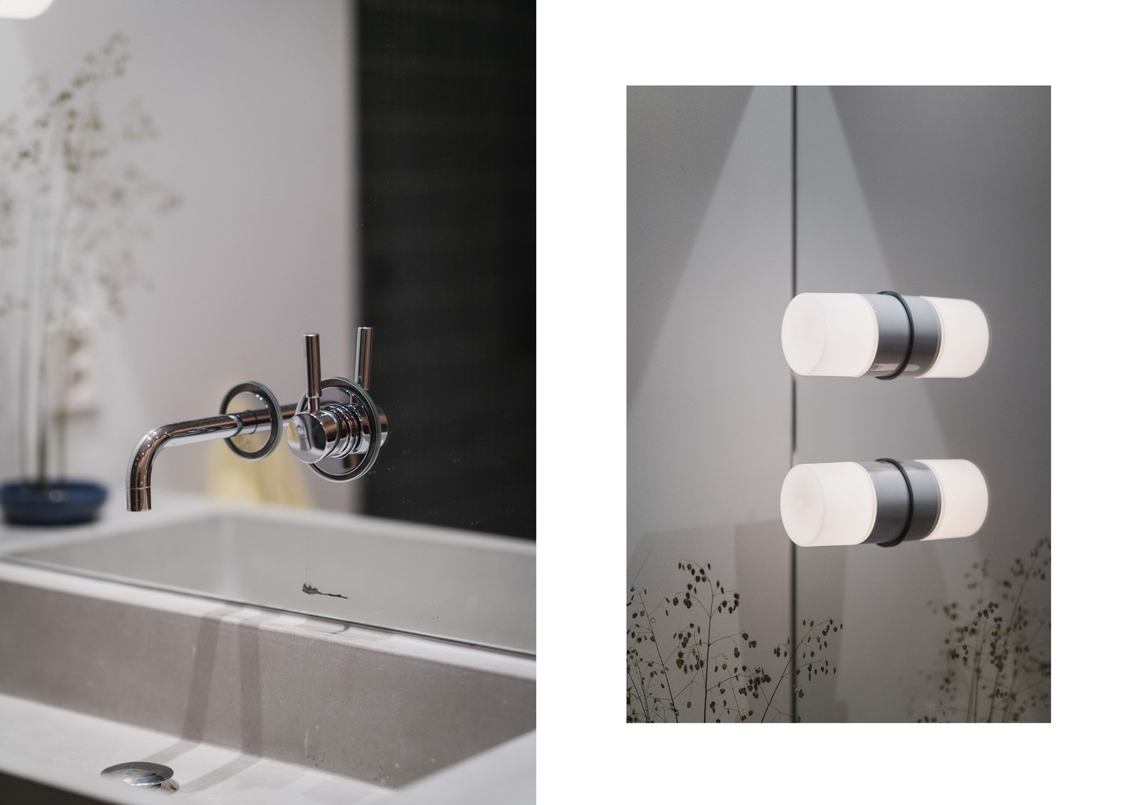 Spesialdesignet betong-servant med VOLA blandebatteri. Galleribilde