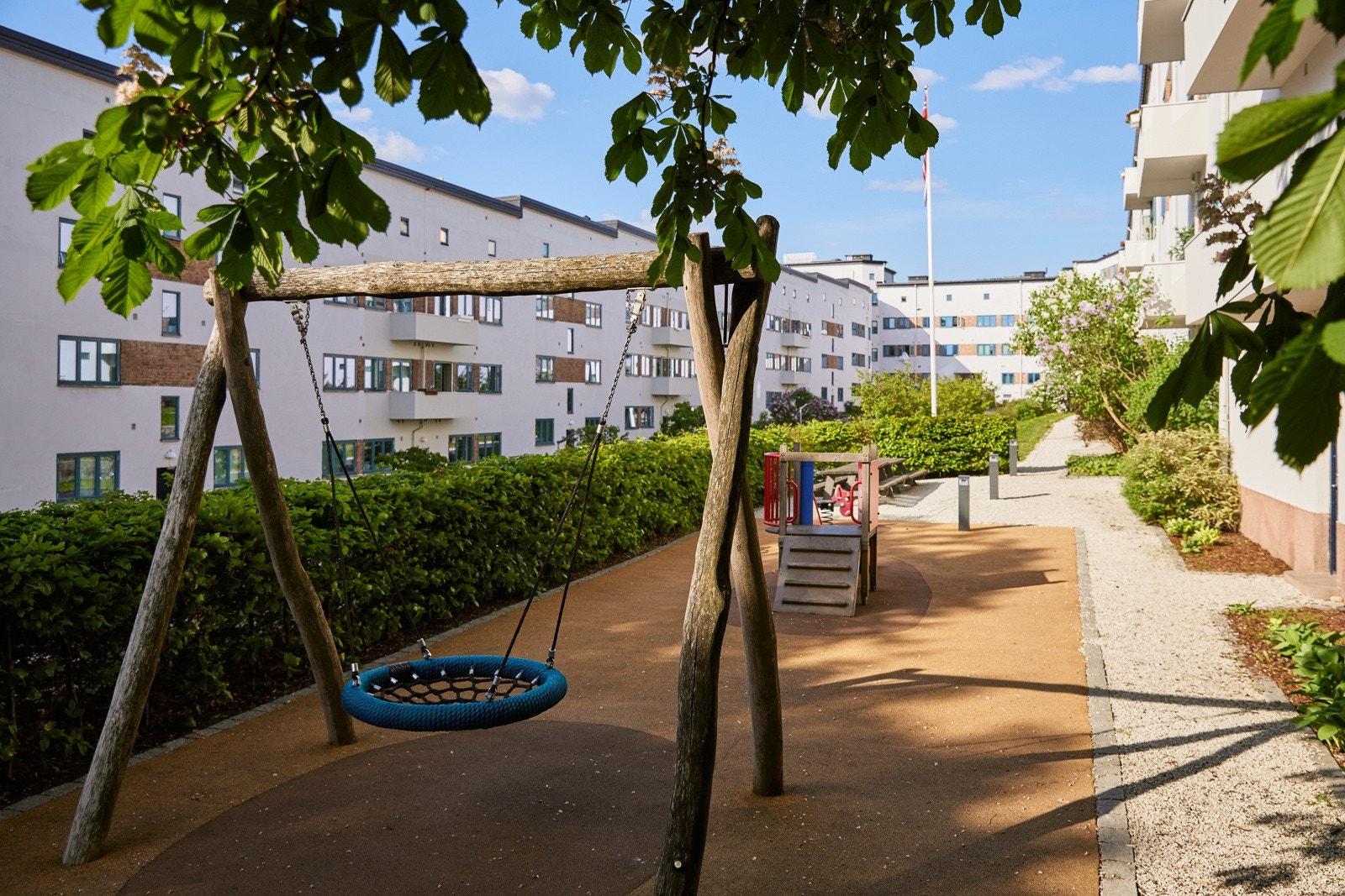 Populær lekeplass for de minste. Galleribilde