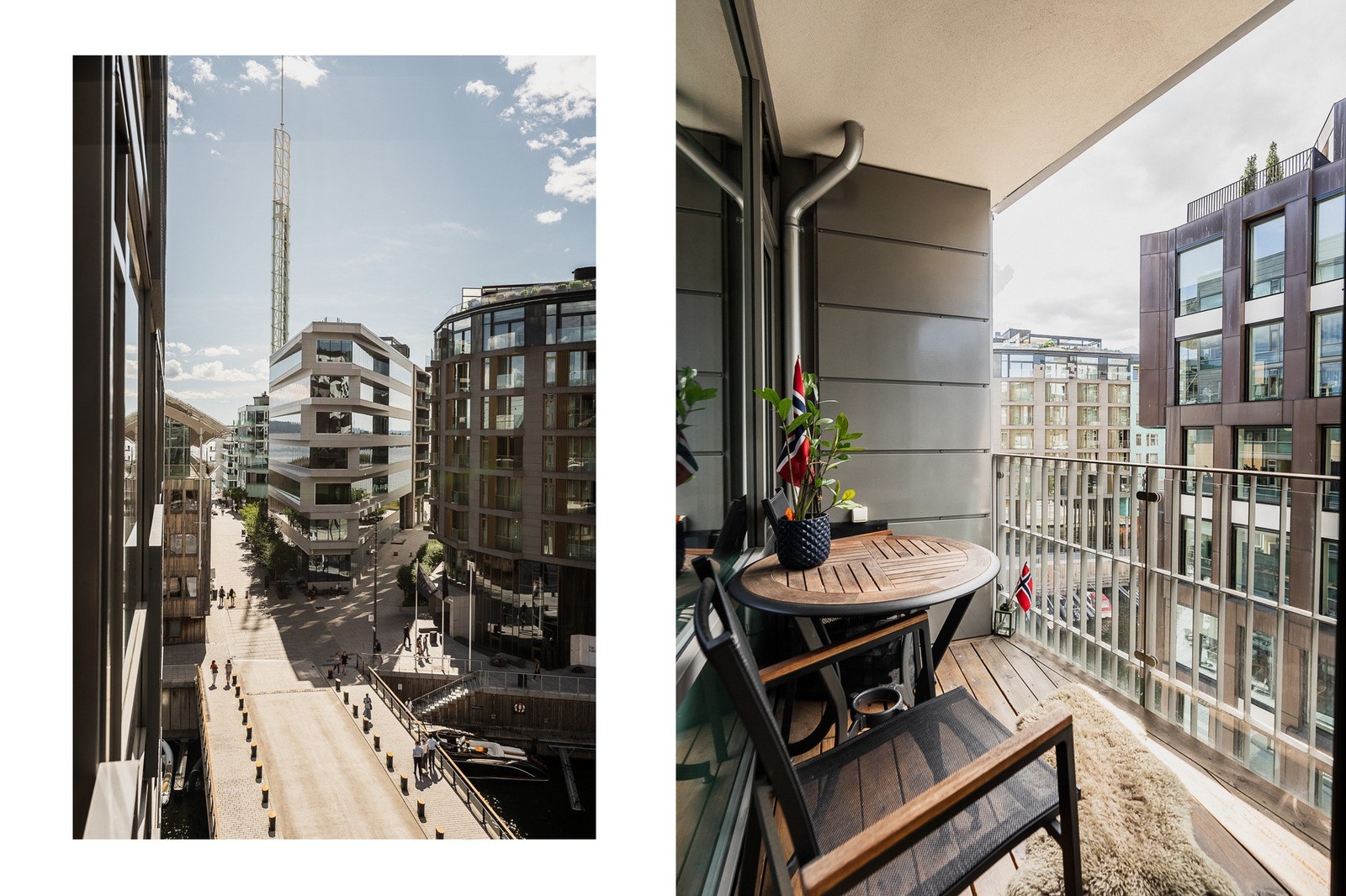 Idyllisk balkong på ca. 3kvm med flott utsikt. Galleribilde