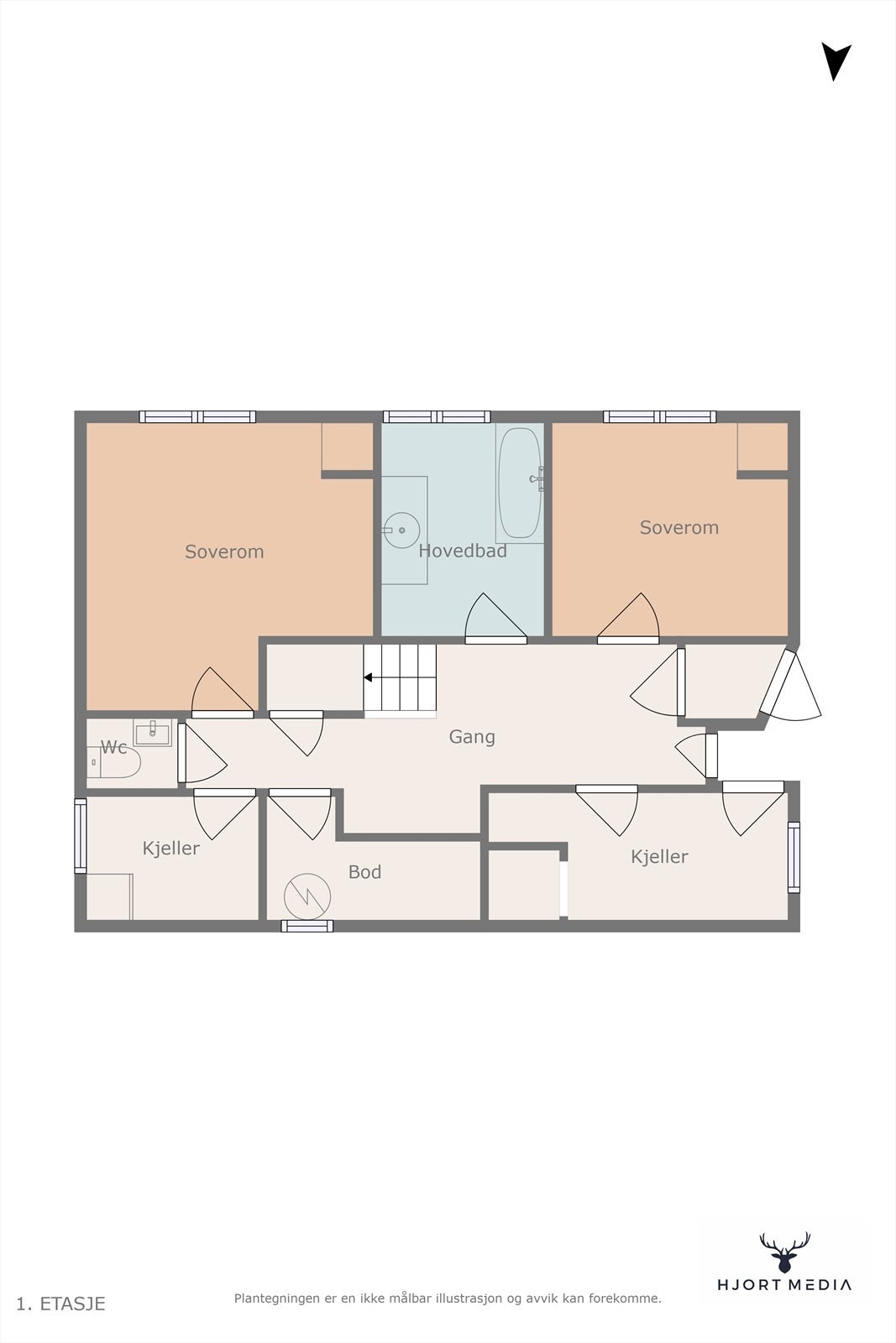 Plantegning Galleribilde