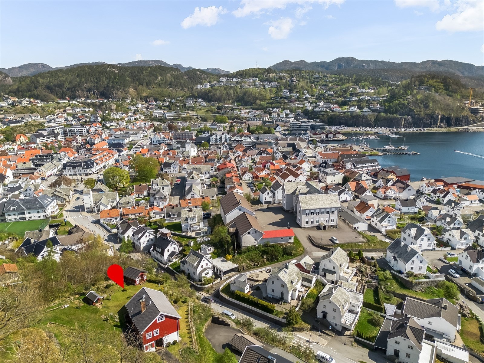 Dronefoto Galleribilde