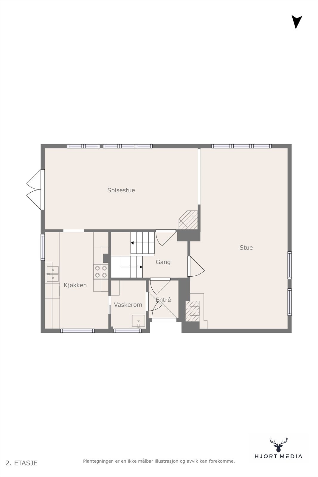 Plantegning Galleribilde