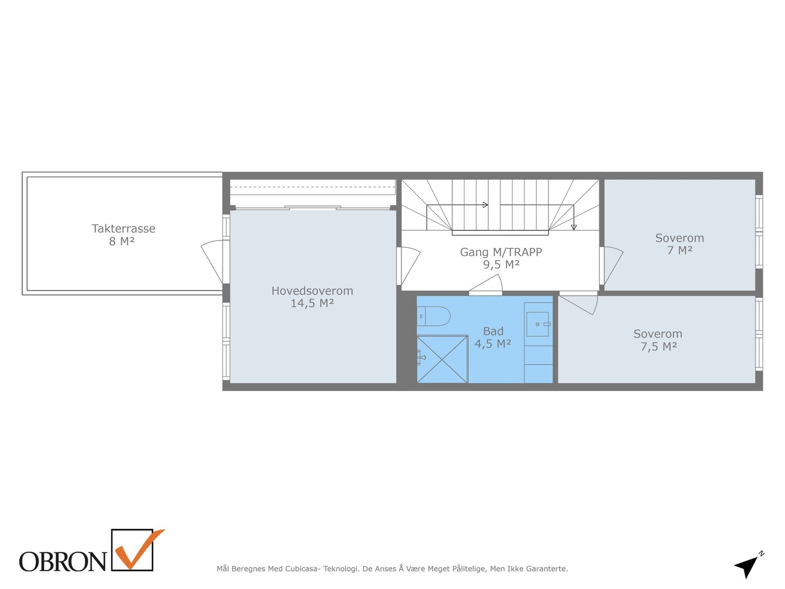 Planskisse 2. etasje Galleribilde