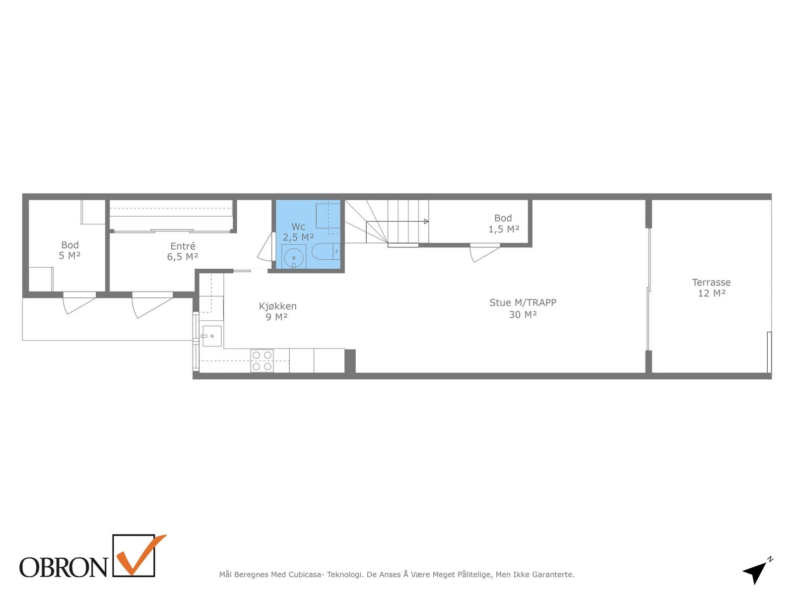 Planskisse 1. etasje Galleribilde