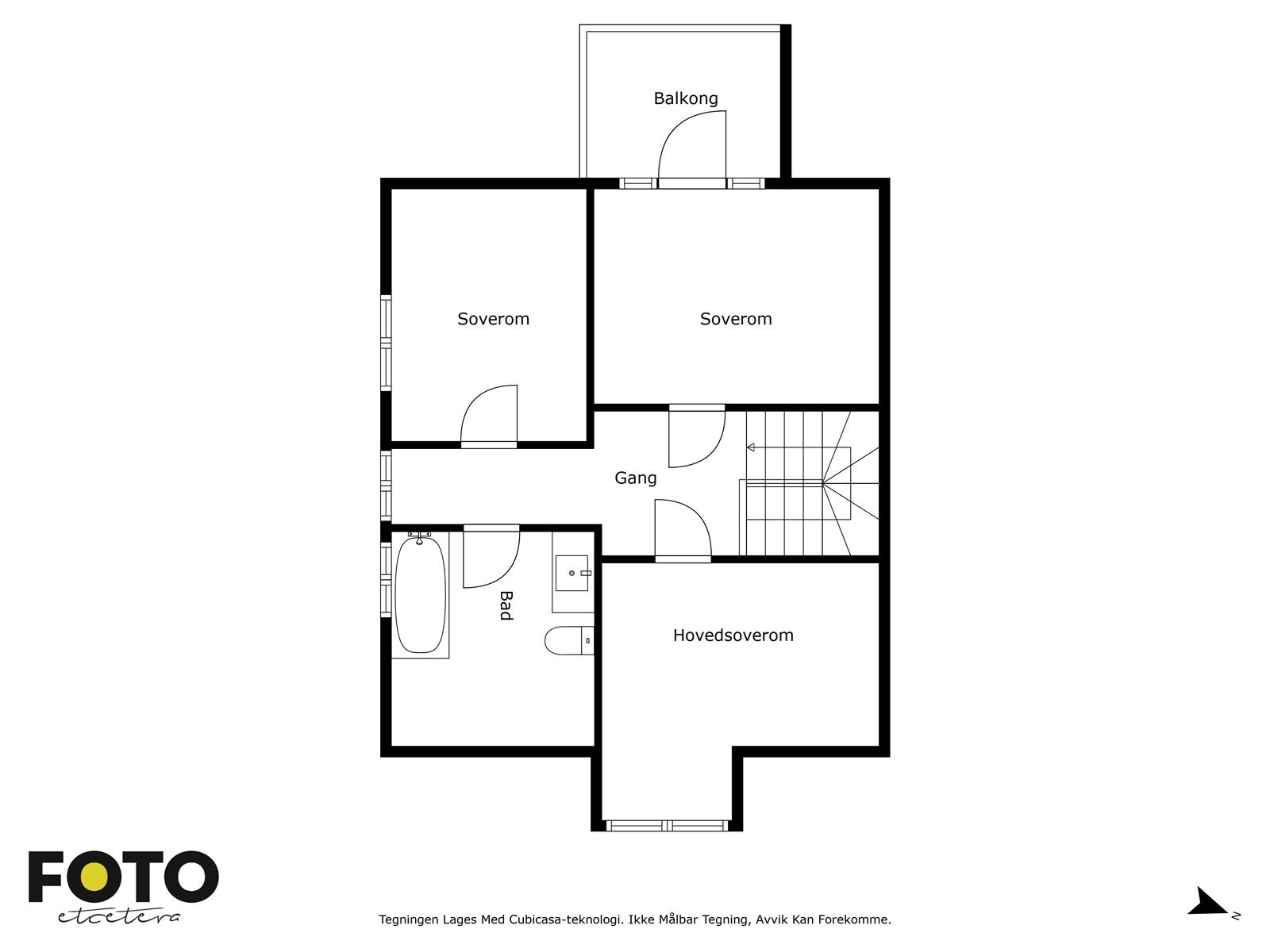 2nd_floor_26a_fiskeklevveien_halden_without_dim Galleribilde