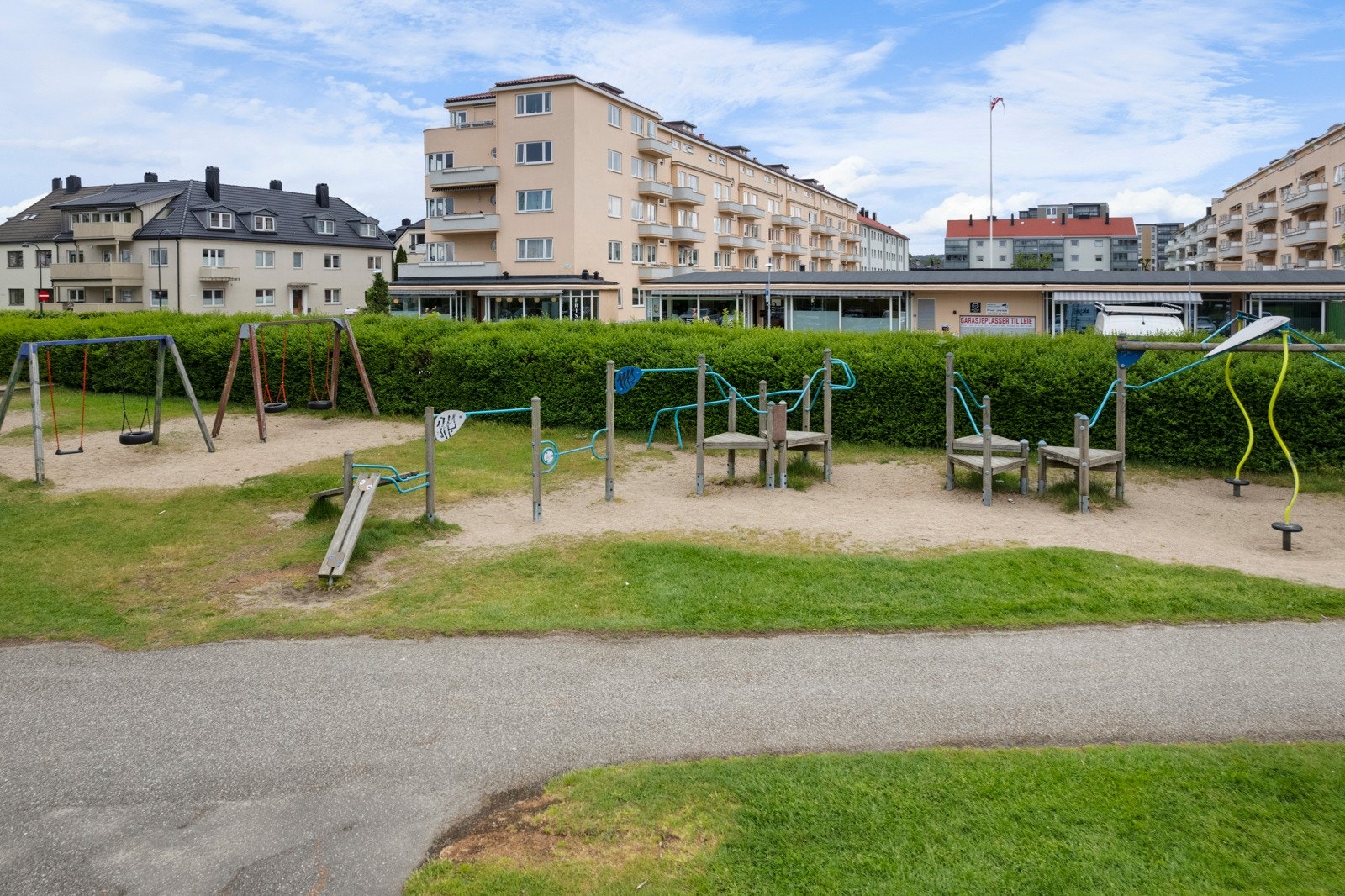 Lund Torv like utenfor blokken. Galleribilde