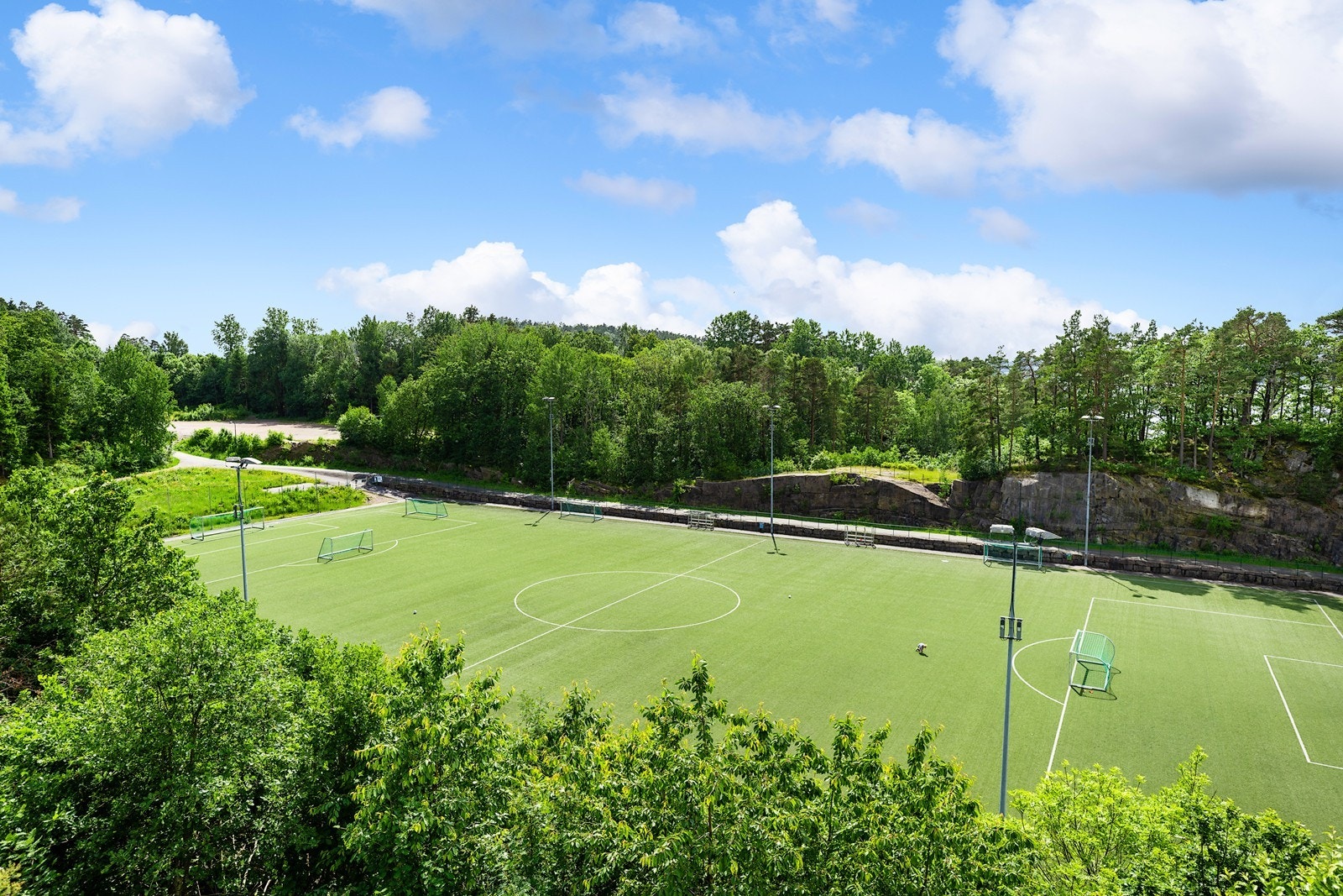 Fotballbane en kort spasertur unna Galleribilde