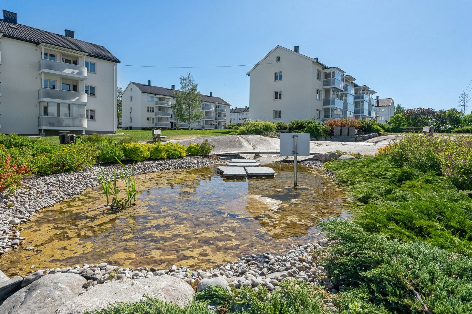 Parkmessige uteområder. Galleribilde