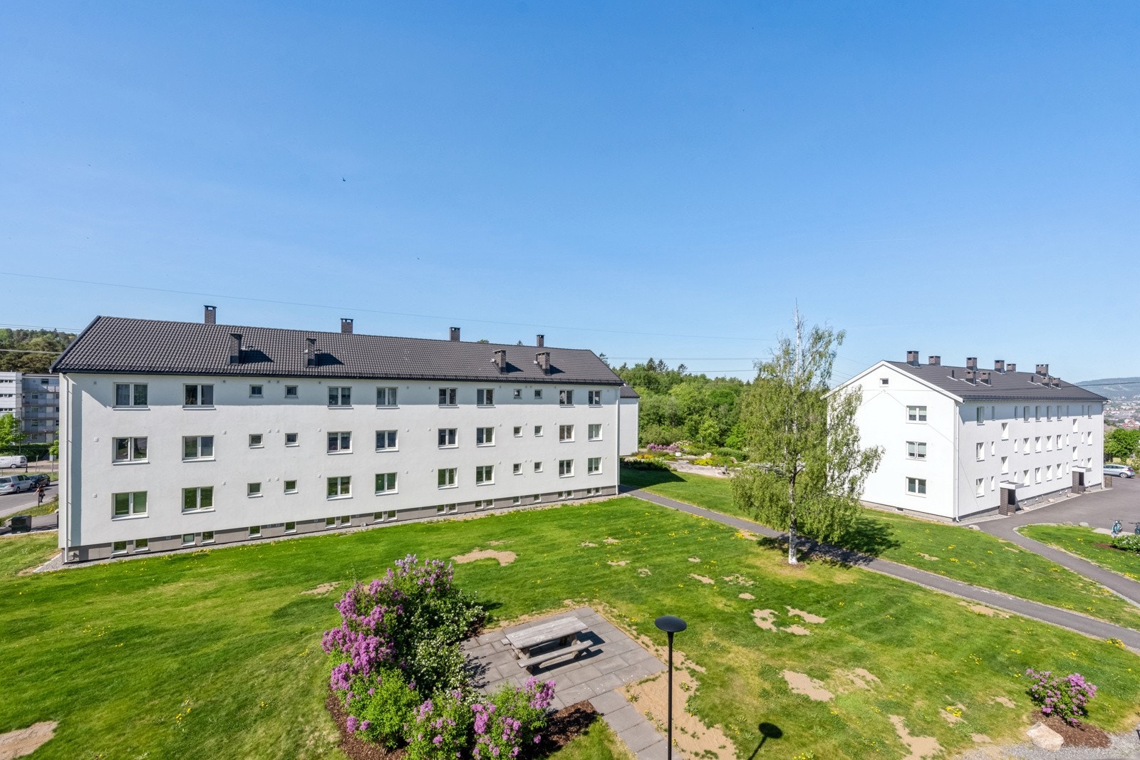 Utsikt fra balkongen som vender mot sydvest. Galleribilde