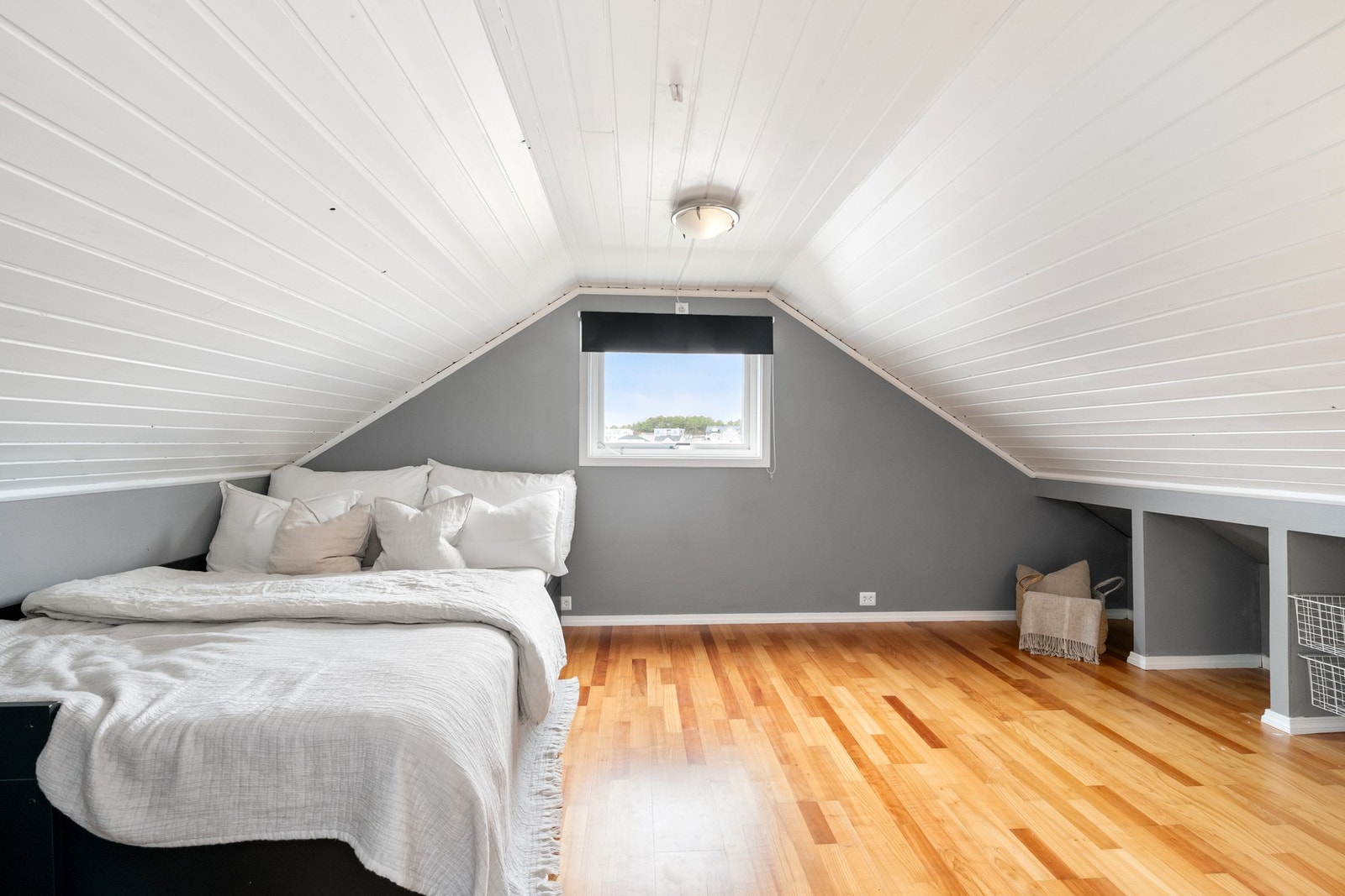 Soverom på loft. Galleribilde