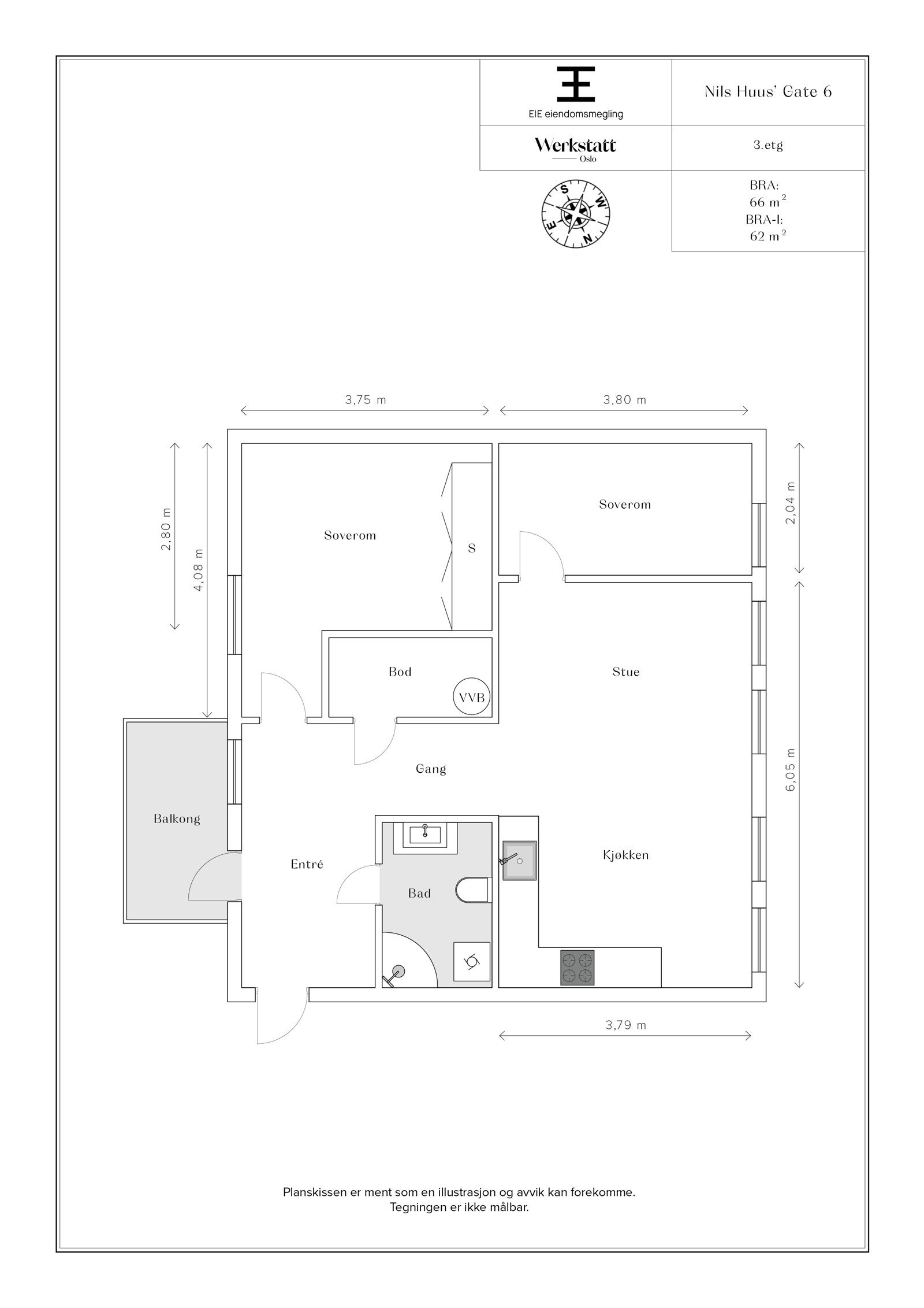 Før vi blar videre ser vi nærmere på boligens planskisse, slik at du får orientert deg litt. Galleribilde