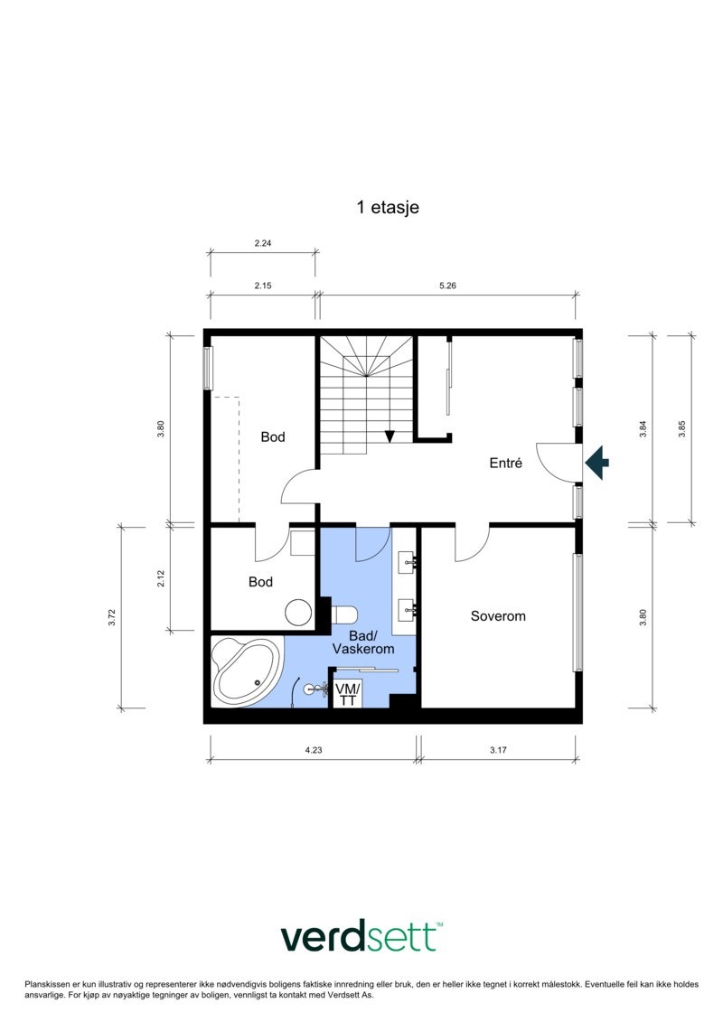 - Plantegning u.etg - Galleribilde