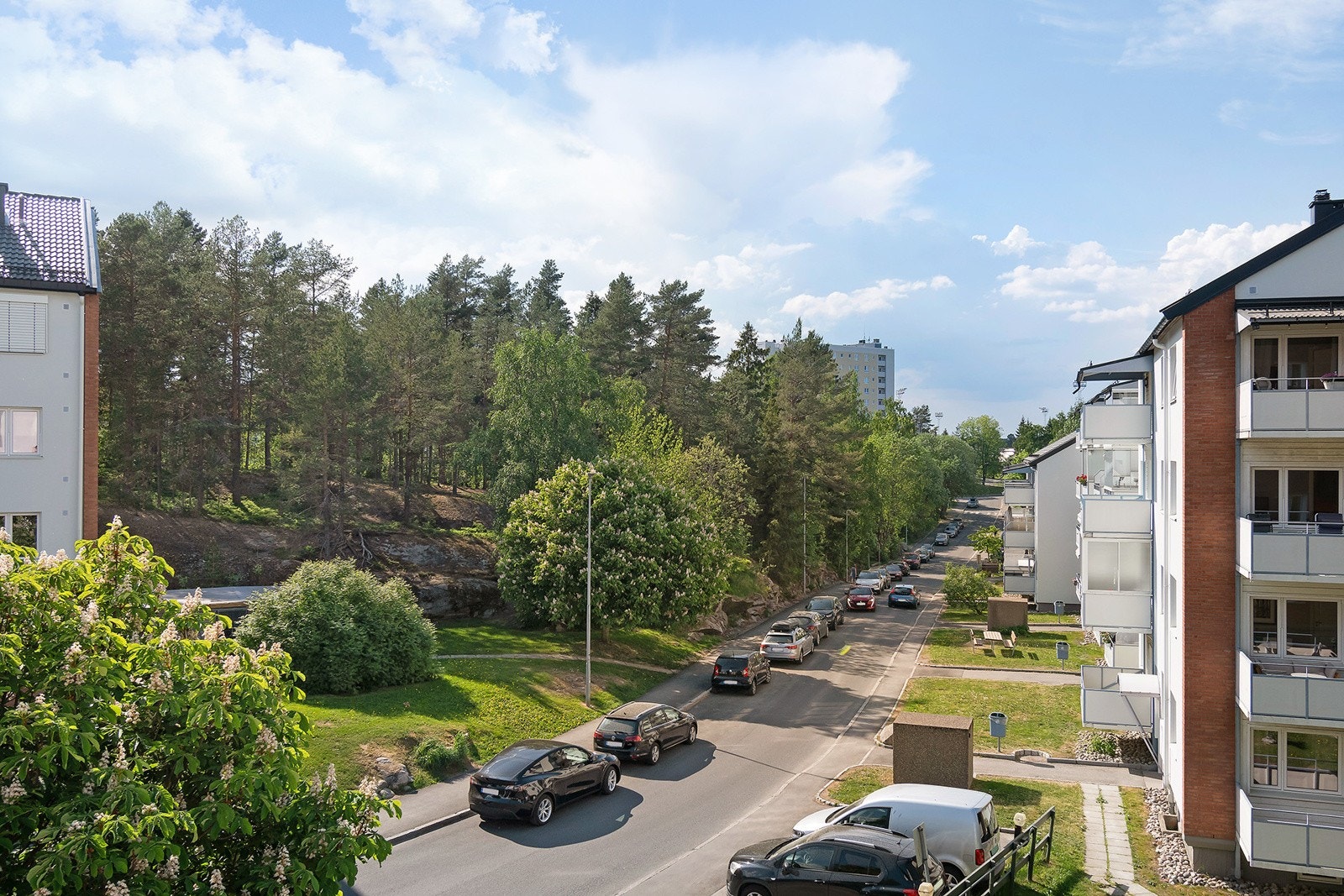 Utsiktsbilde fra balkongen. Galleribilde