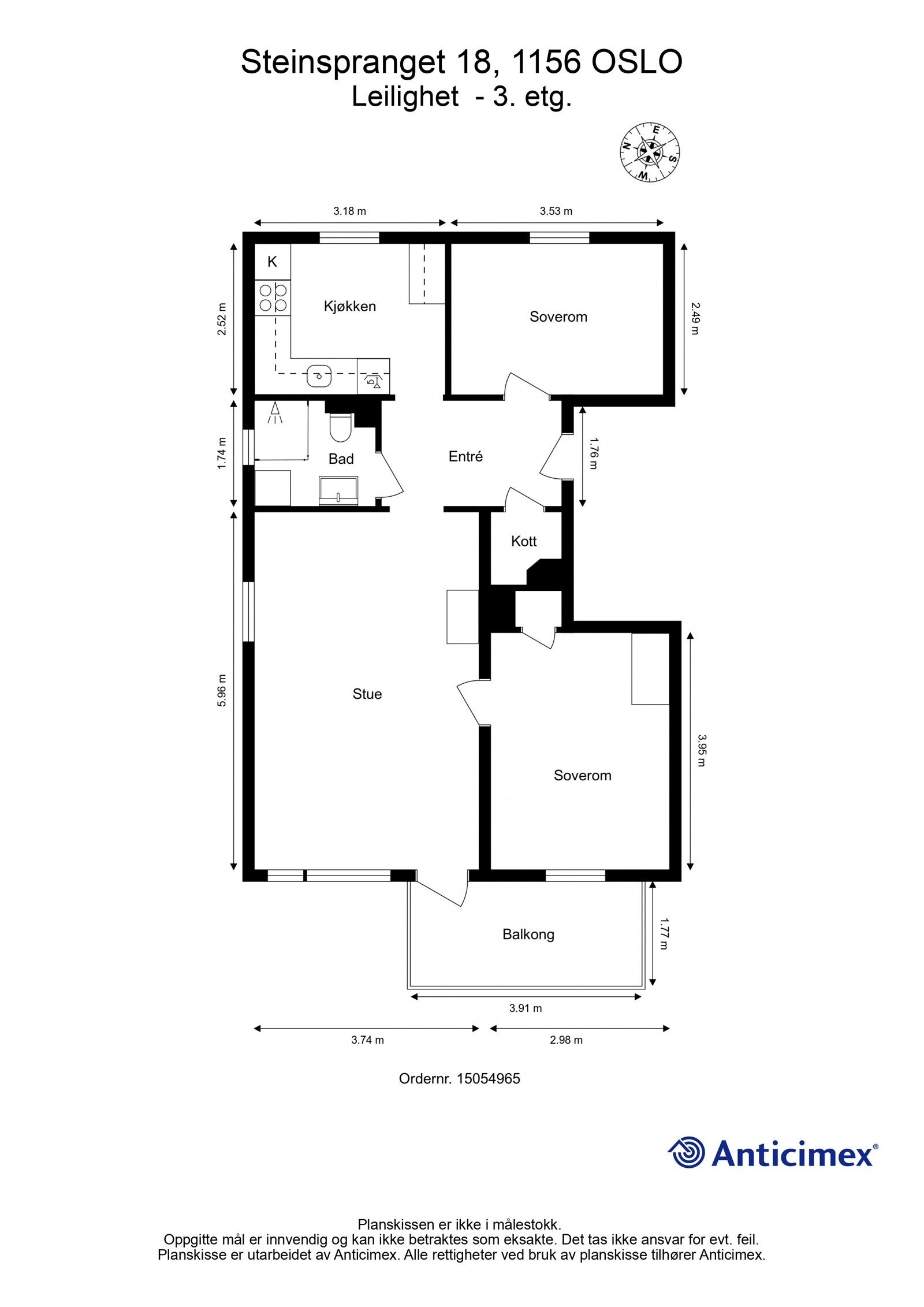 Plantegning Galleribilde