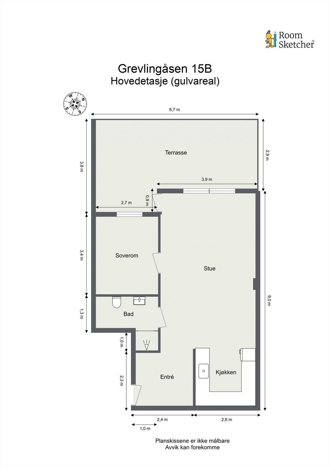 Plantegning Galleribilde