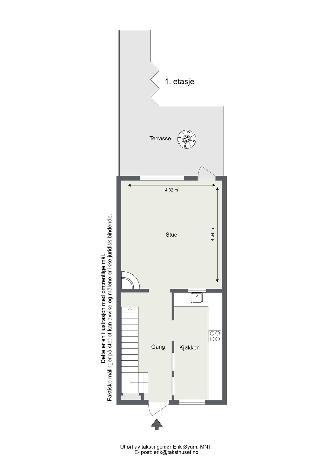 Plantegning 1 etasje Galleribilde