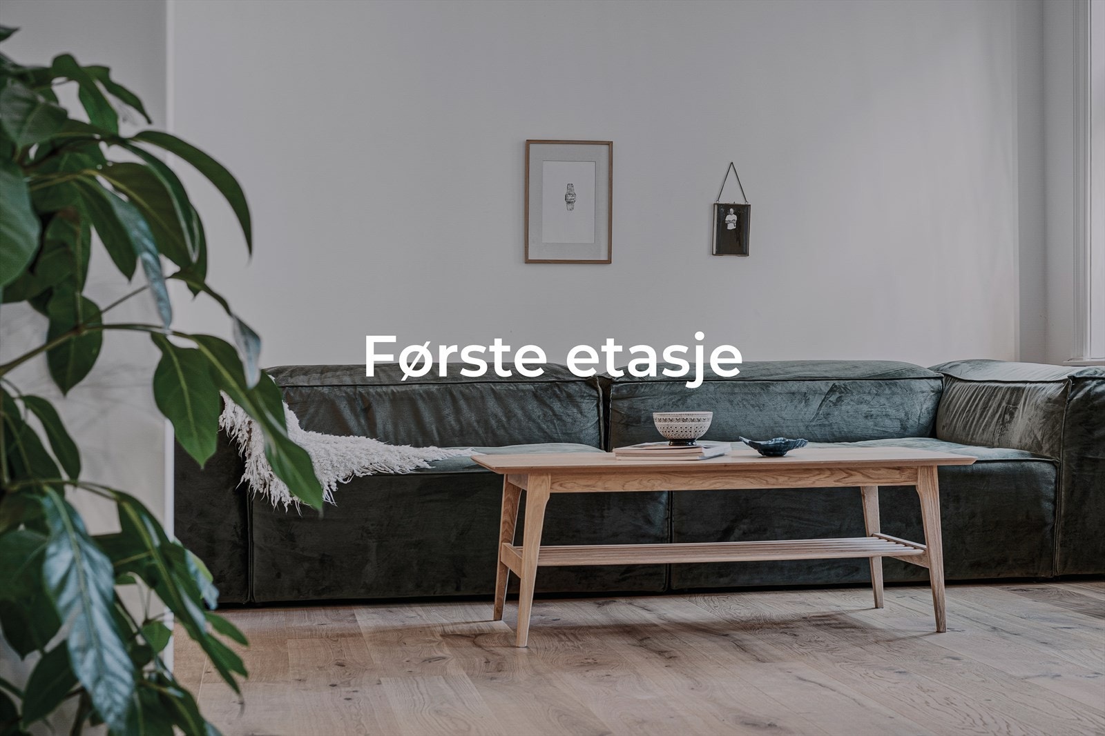 1. etasje på 41 kvm: Kjøkken , Stue , Gang Galleribilde