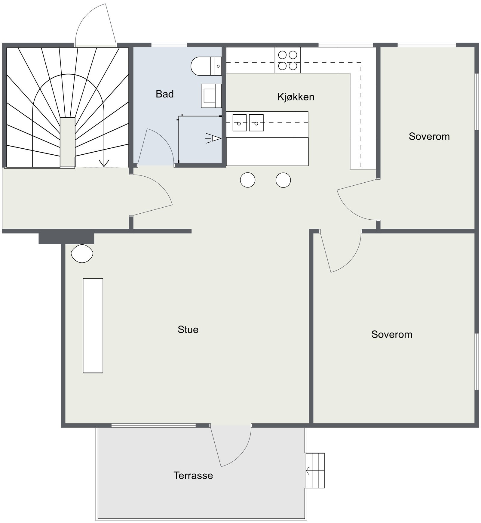 Plantegning Galleribilde