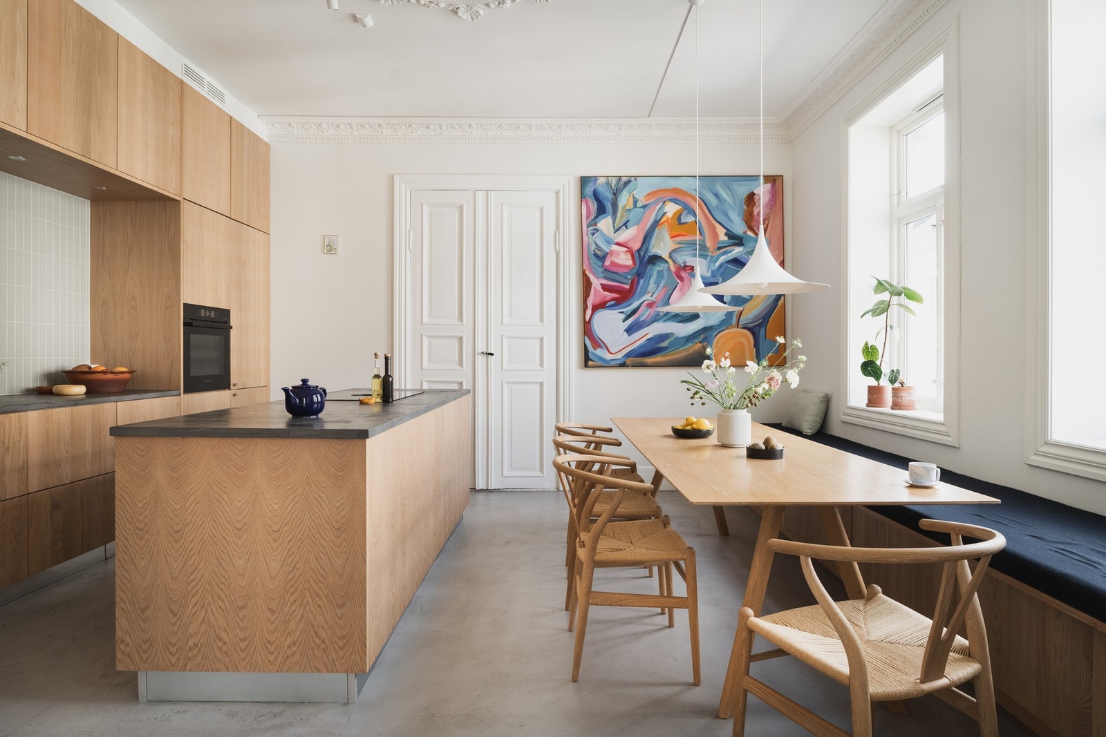 Sosial samlingsplass: Et perfekt sted å invitere venner og familie hjem til. Galleribilde
