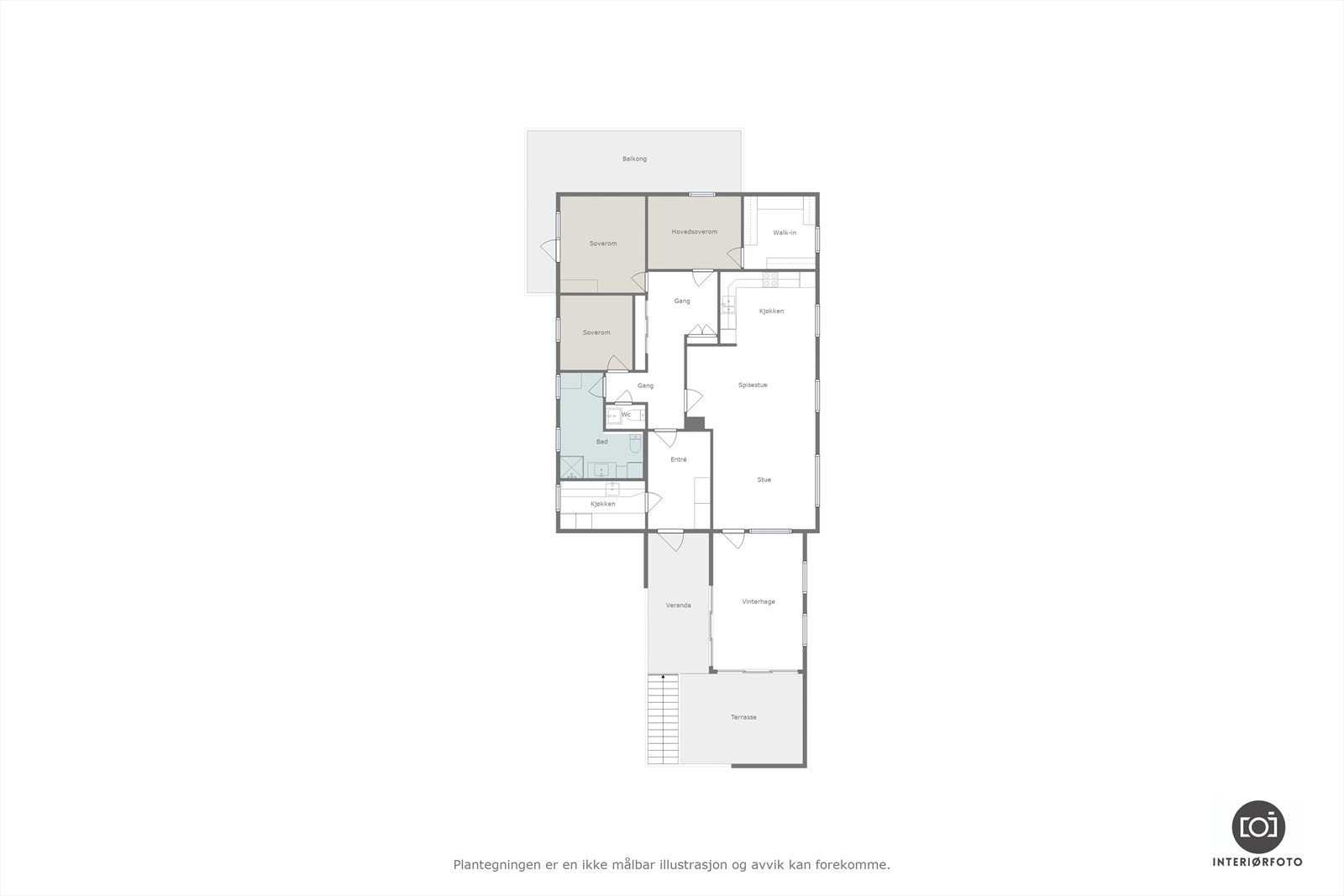 Plantegning Galleribilde