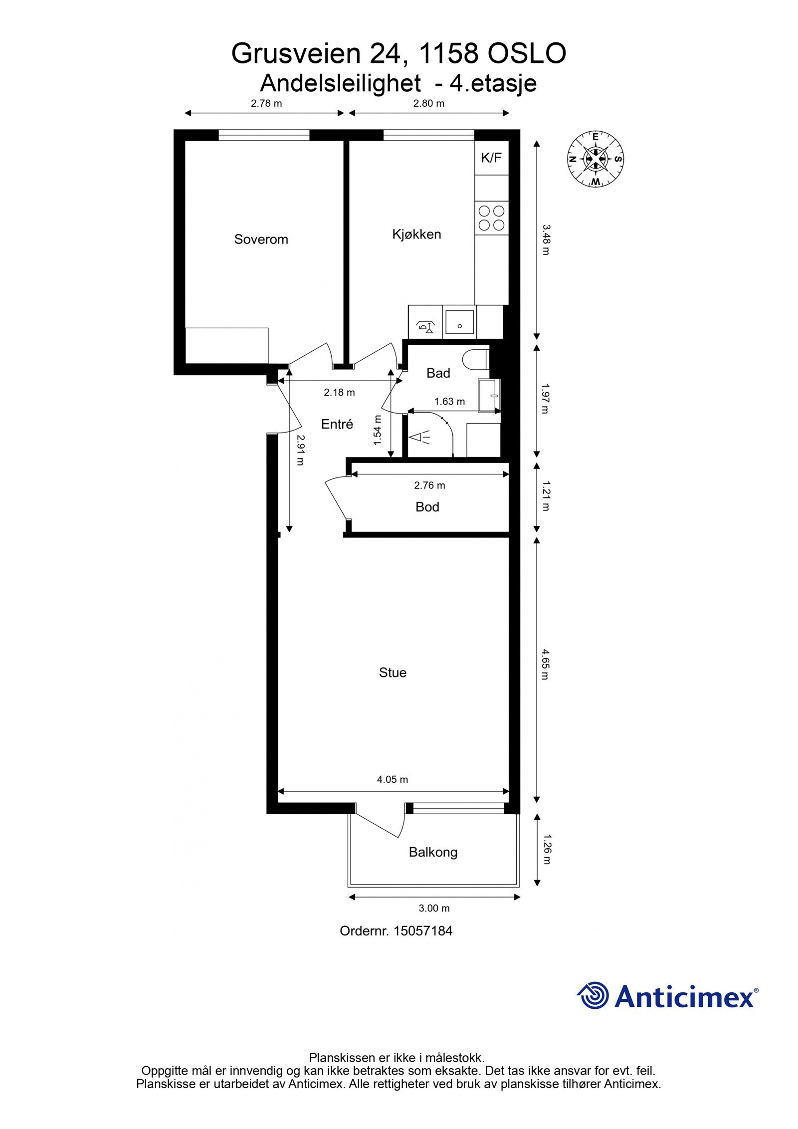 Plantegning Galleribilde