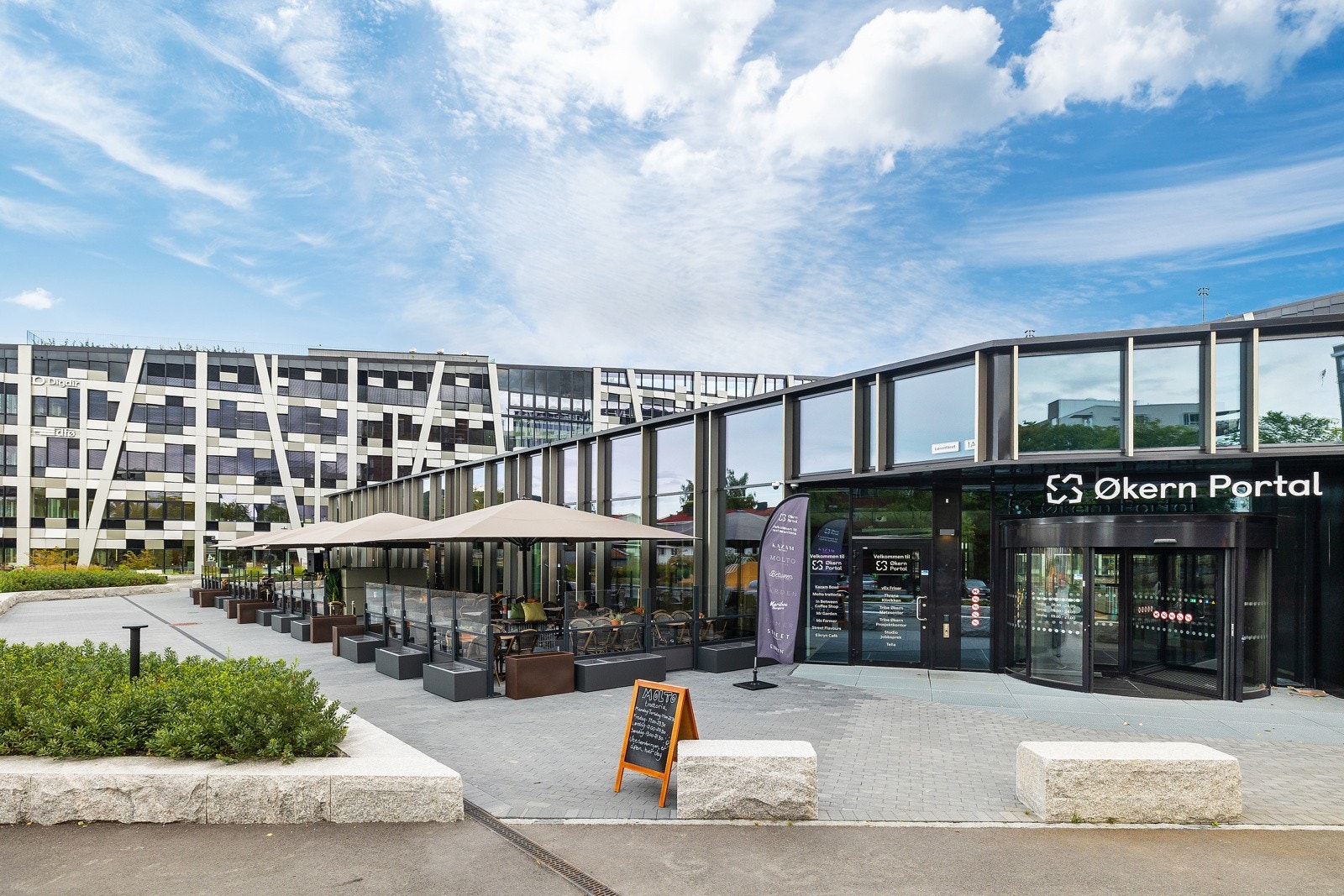 Økern portal er par minutters gange fra leiligheten Galleribilde