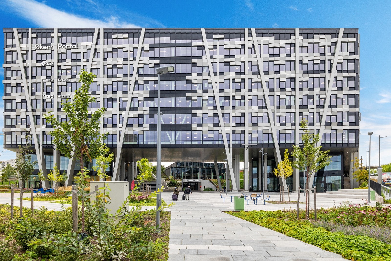 Økern portal er par minutters gange fra leiligheten Galleribilde