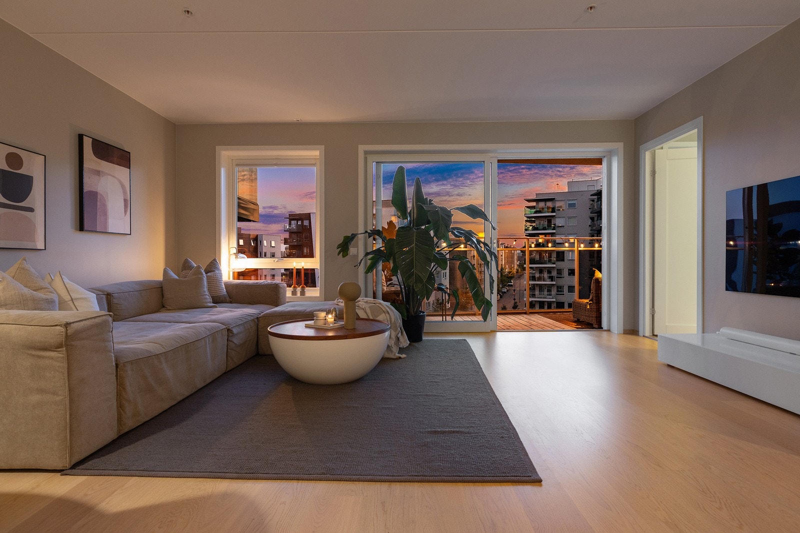 Kveldsstemning Galleribilde