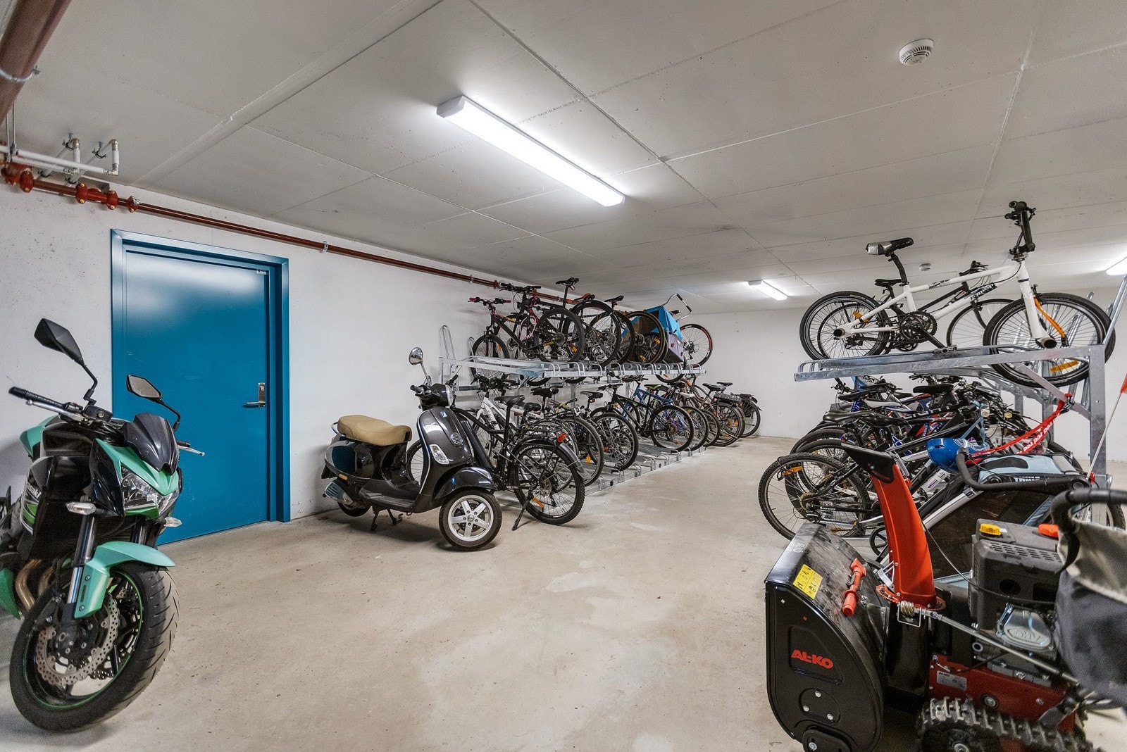 Sykkelparkering i sameiet Galleribilde