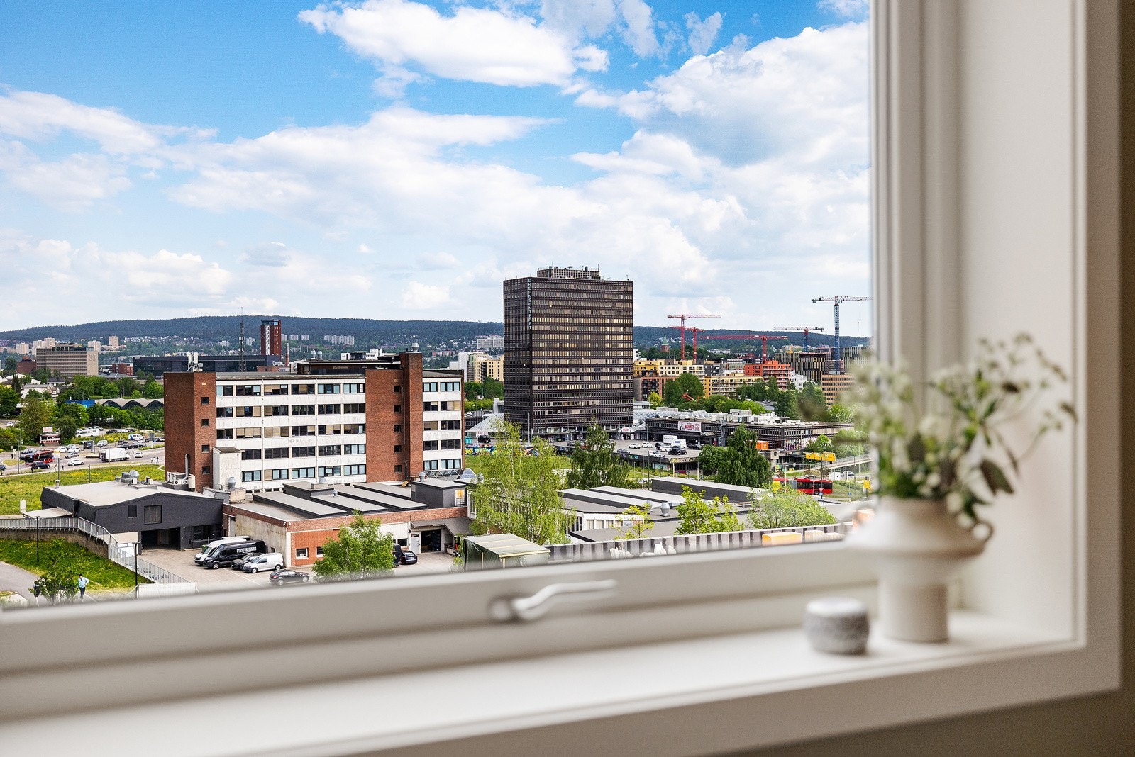 Nydelig utsyn fra soverommet Galleribilde