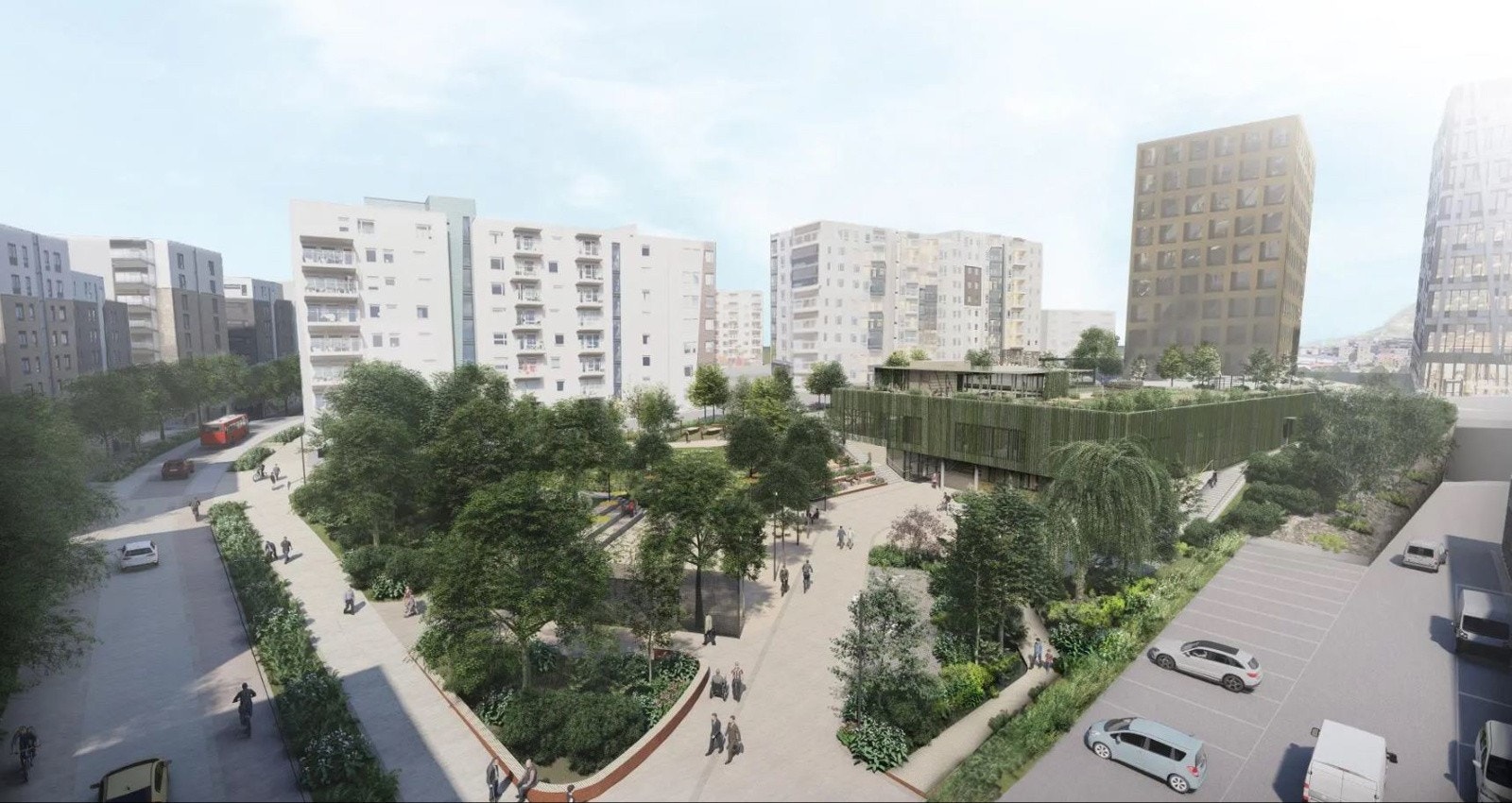 Nye Løren aktivitetspark er tiltenkt ferdig i 2024 Galleribilde