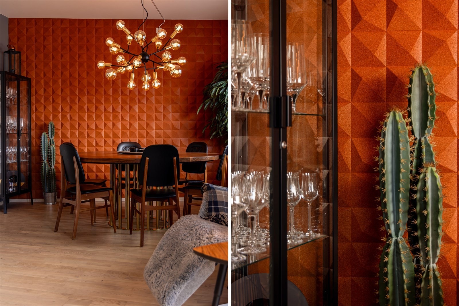 Lekker korkvegg gir et eksklusivt preg og bedre klang i rommet Galleribilde