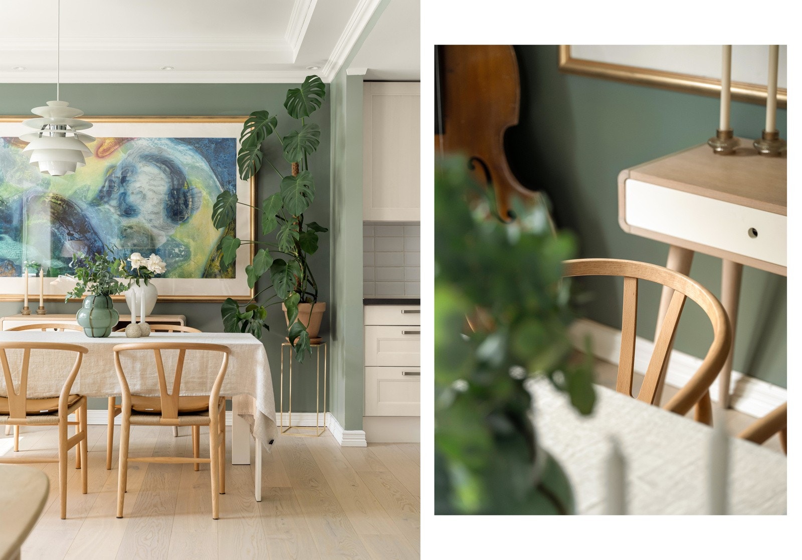 I himlingen finner vi flotte downlightskasser med dimmefunksjon og skjult elektrisk. Galleribilde
