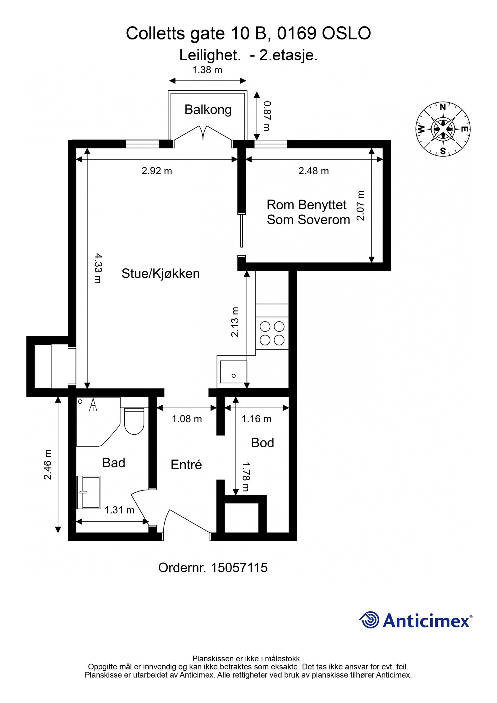 Planskisse. Galleribilde
