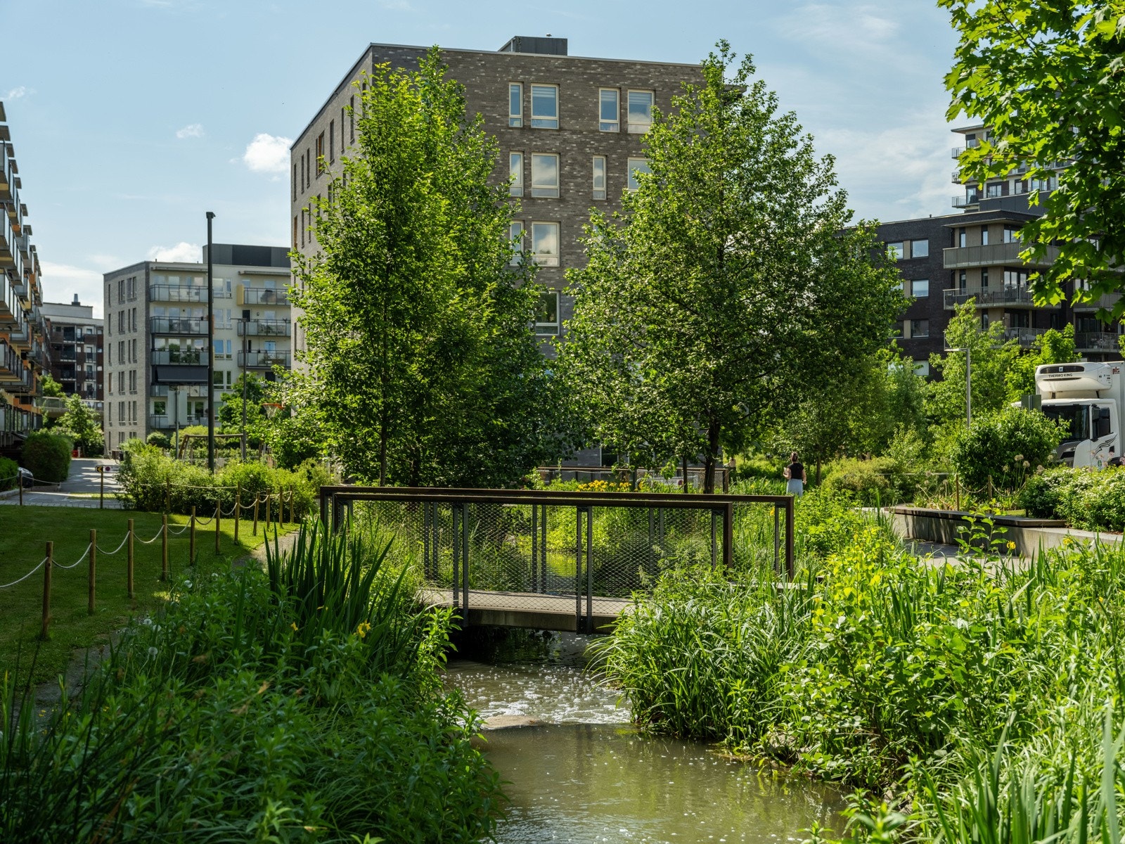 Herlig kombinasjon av natur og bebyggelse. Galleribilde