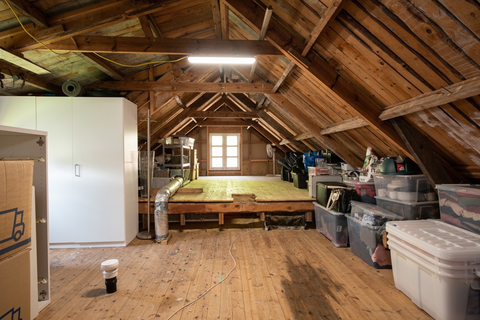 Lagringsplass er det nok av. Galleribilde