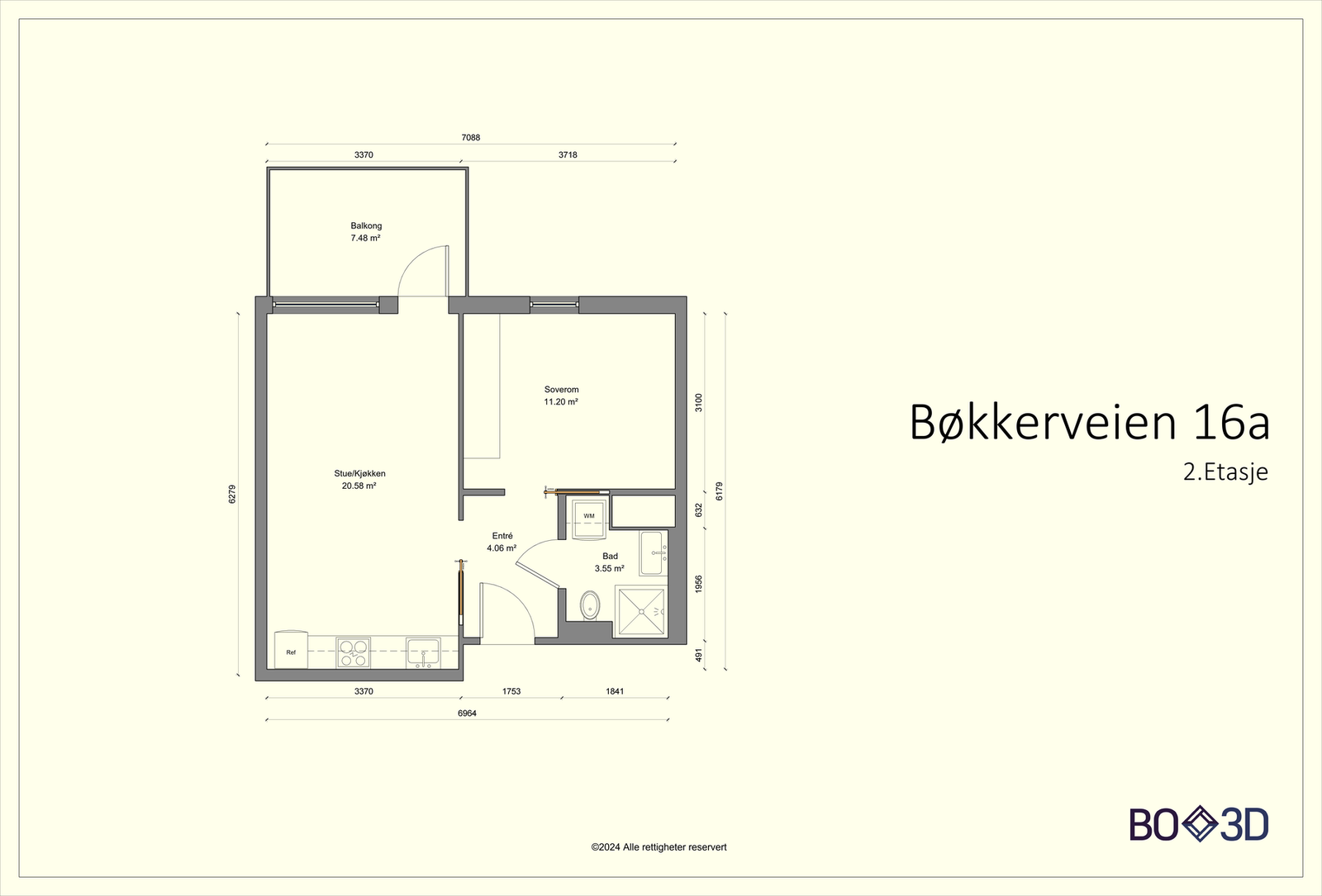 Plantegning. Galleribilde