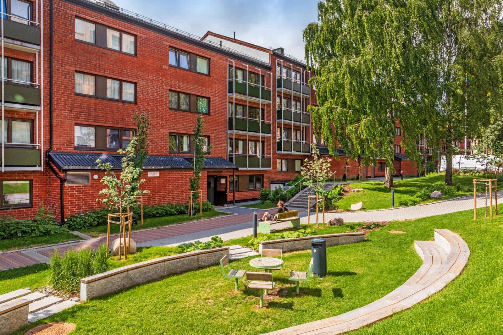 Hyggelig inngangsparti. Galleribilde