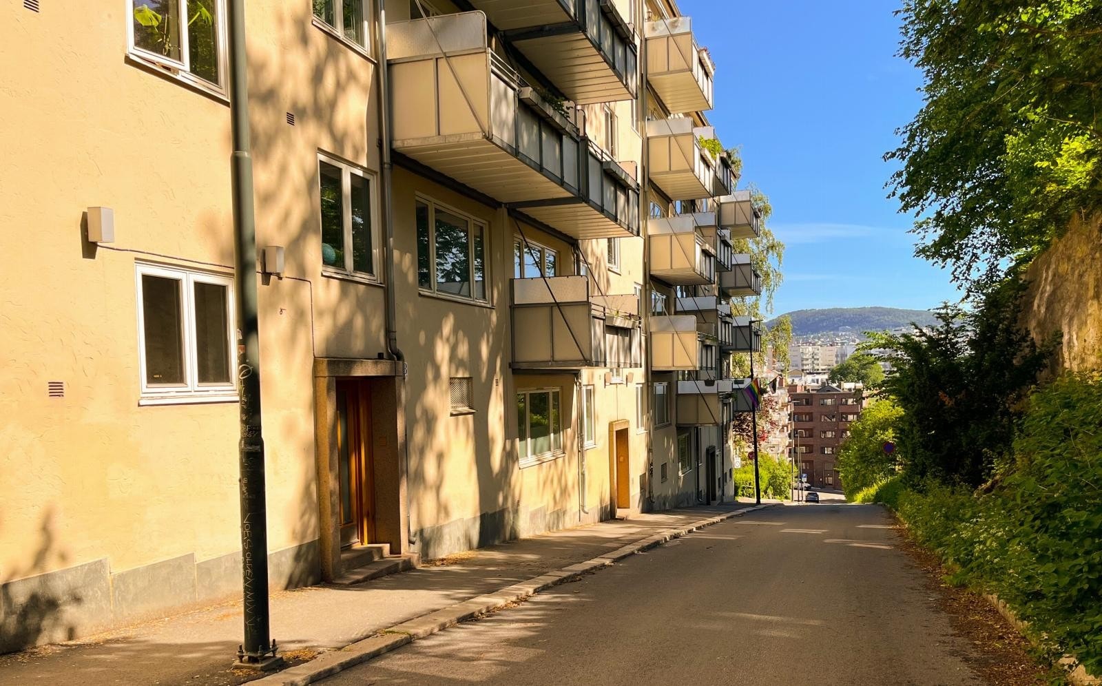Her bor man høyt og åpent til med kort vei til alle fastiliteter på St. Hanshaugen Galleribilde