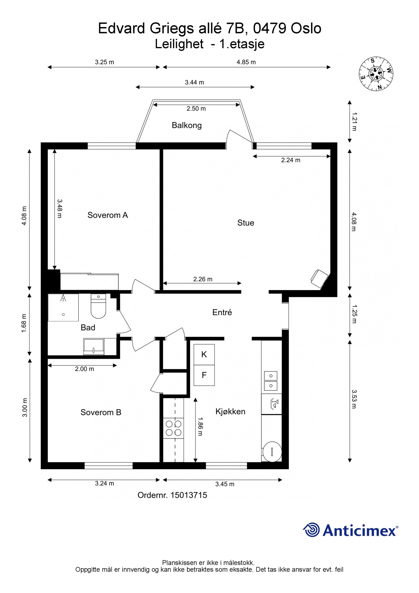 Planskisse. Galleribilde
