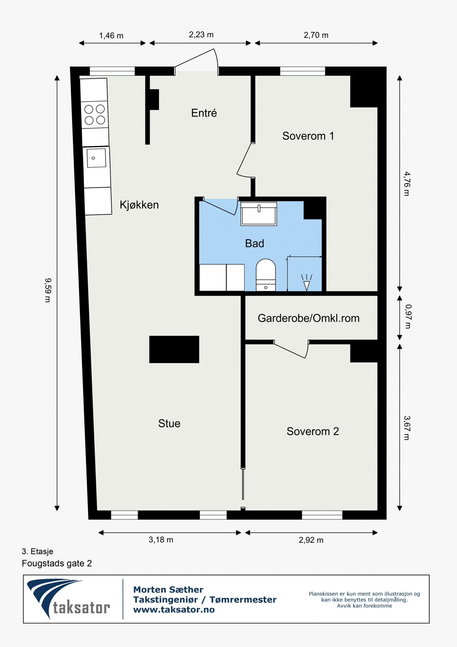 Plantegning - velkommen til visning! Galleribilde