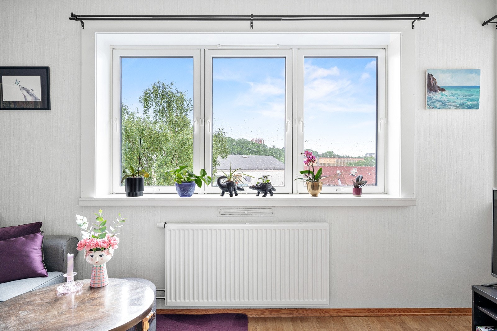 Borettslaget skiftet vinduer i 2018. Galleribilde