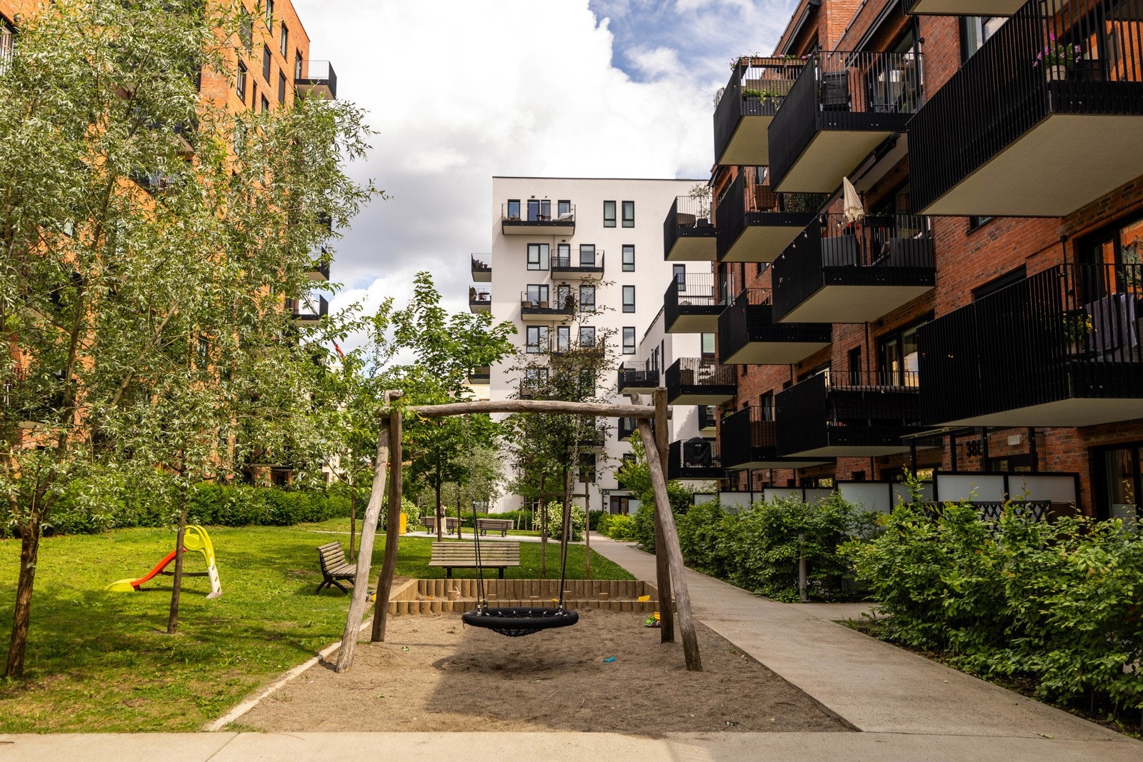 Pene fellesområder - Krydderhagen mottok hederlig omtale i finalen i Oslo bys Arkitekturpris 2020 Galleribilde