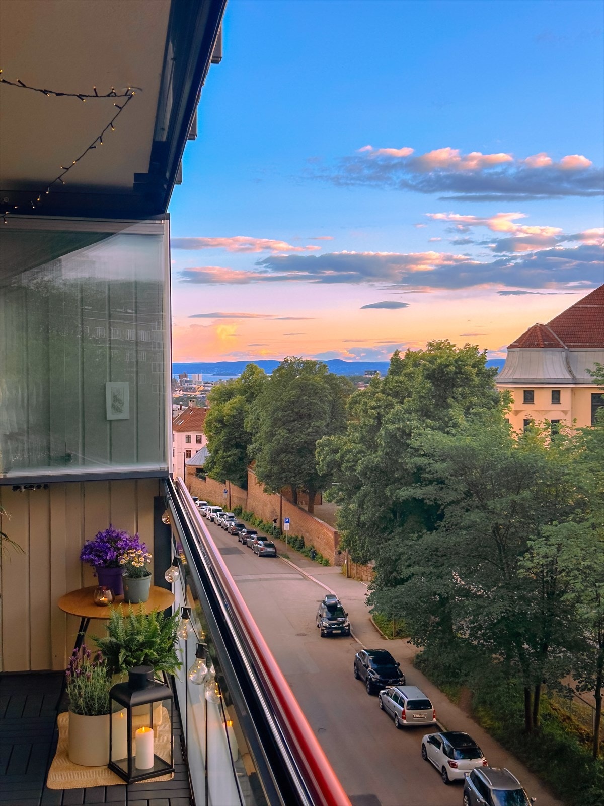 Her har du også et gløtt av Oslofjorden i det fjerne. Galleribilde