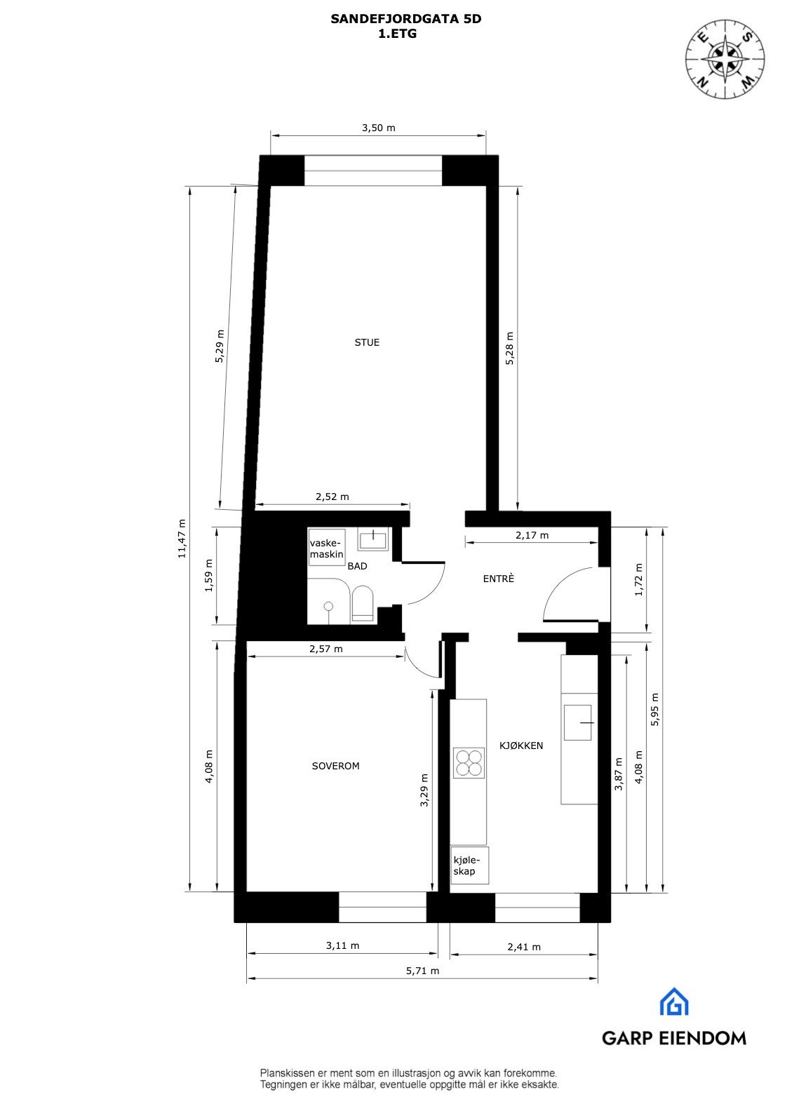 Plantegning Galleribilde