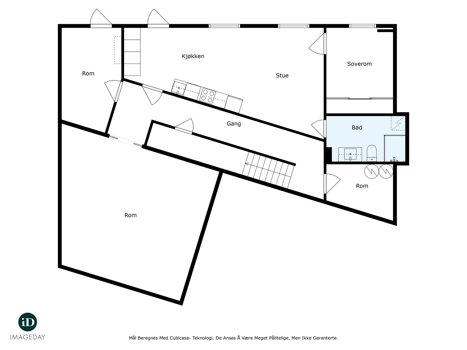 Plantegning - U.etg. Galleribilde